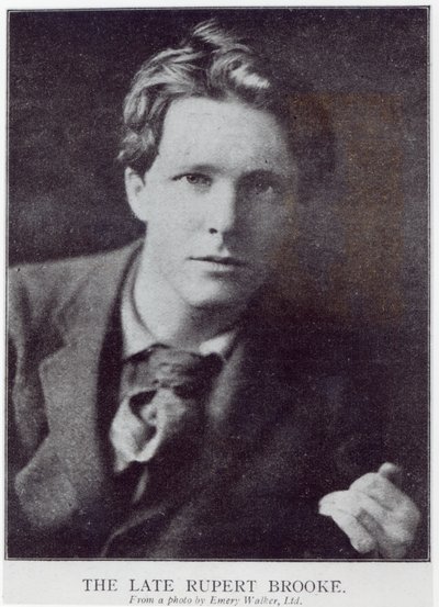 Porträt von Rupert Brooke (1887-1915) von English Photographer